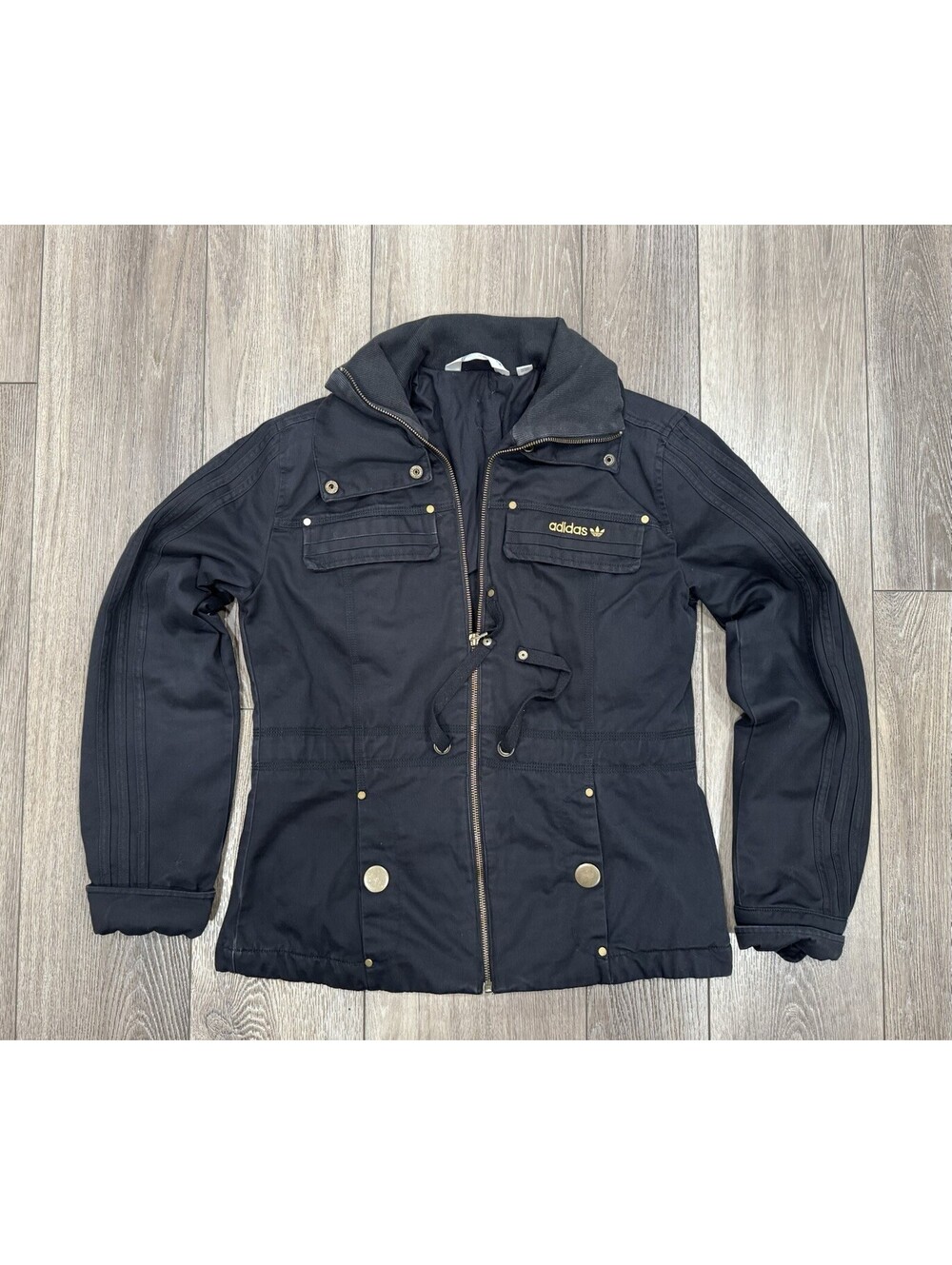 ADIDAS Women BomberJacket Overcoat Size Medium